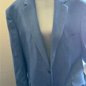 Pronto Uomo Textured Blue Sport Coat